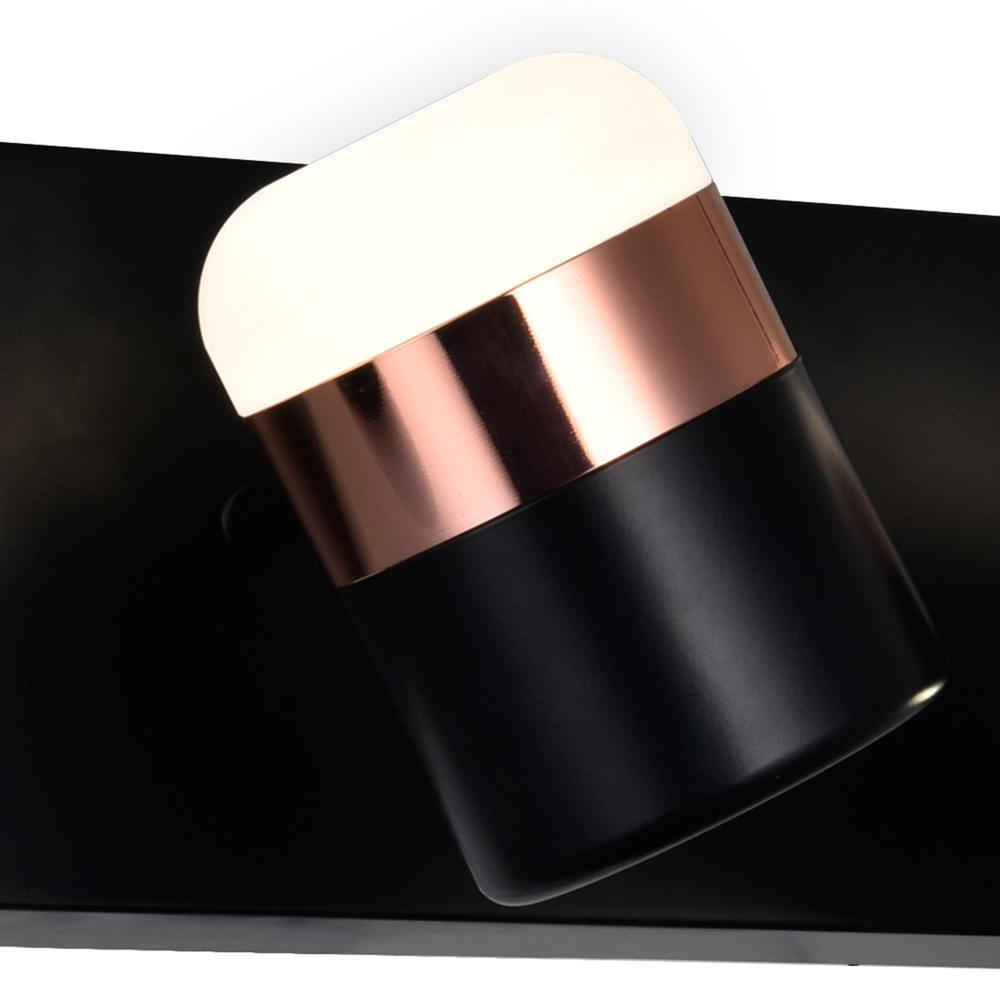 Moxie LED Vanity Light With Black Finish. Picture 5