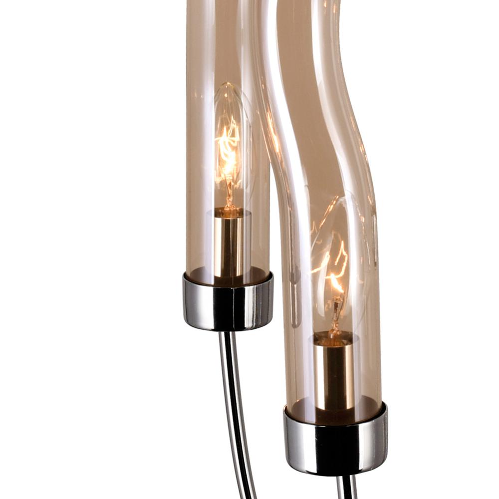 Meduse 5 Light Chandelier With Polished Nickel Finish. Picture 5