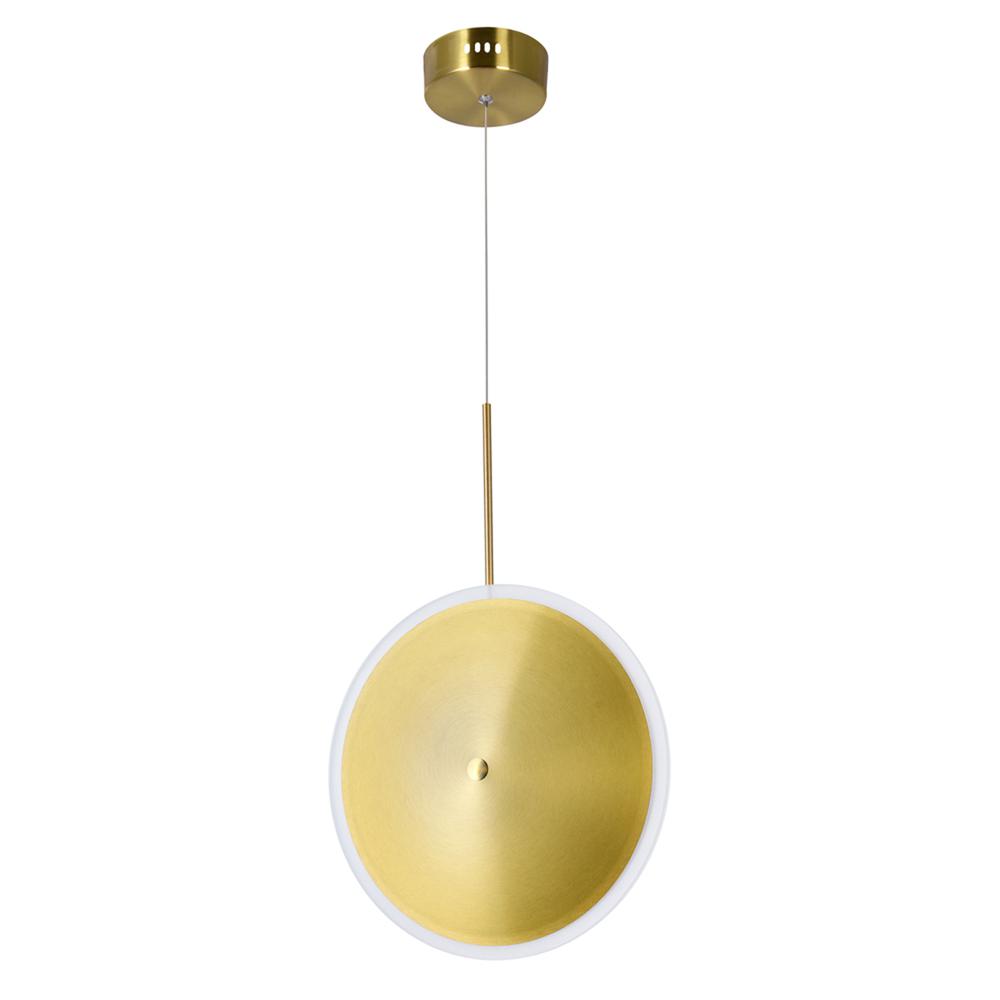 Ovni LED Mini Pendant With Brass Finish. Picture 6