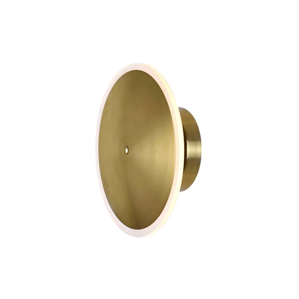 Ovni LED Sconce With Brass Finish. Picture 2