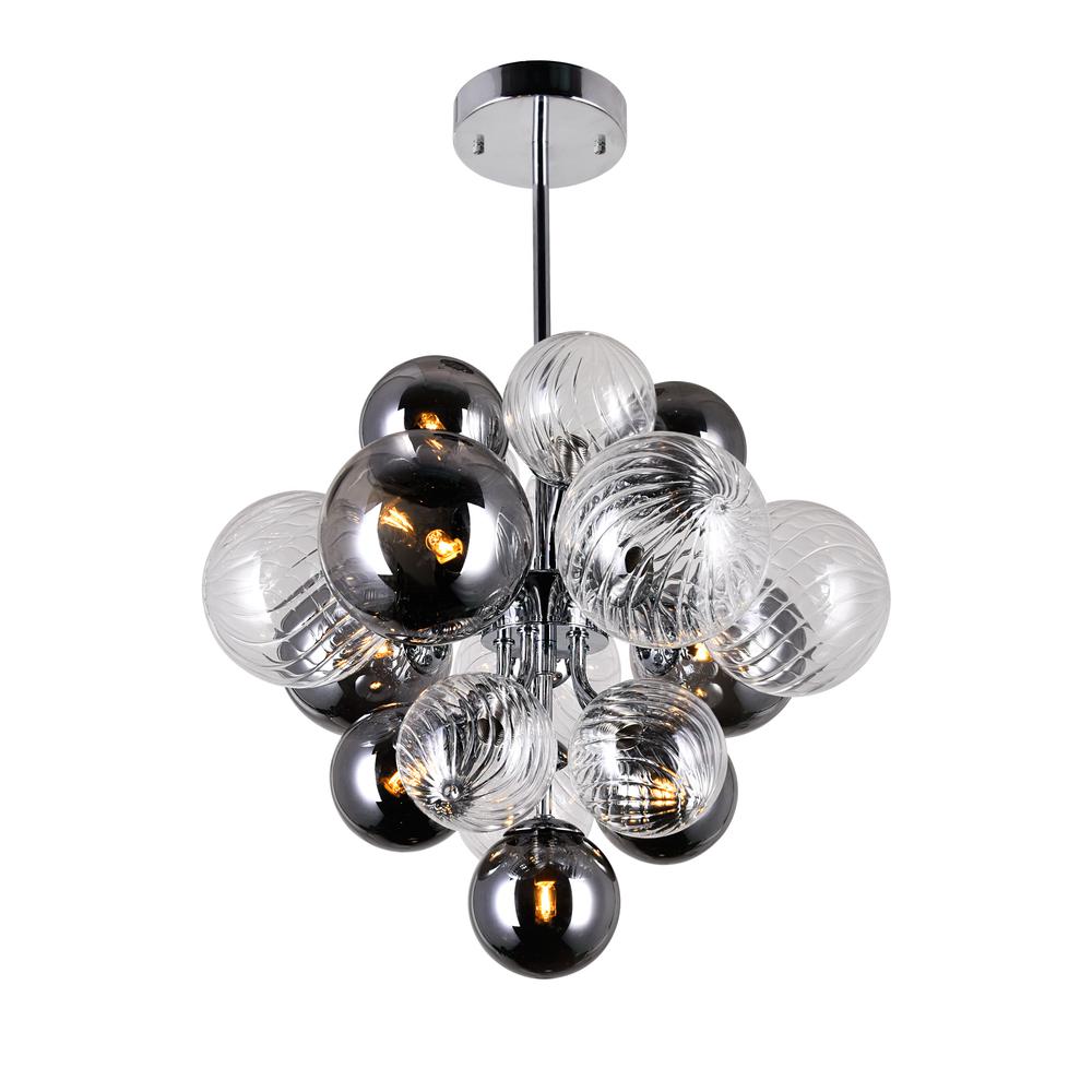 Pallocino 8 Light Chandelier With Chrome Finish. Picture 1