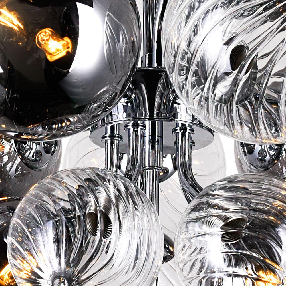 Pallocino 8 Light Chandelier With Chrome Finish. Picture 4