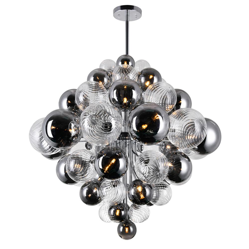 Pallocino 27 Light Chandelier With Chrome Finish. Picture 1