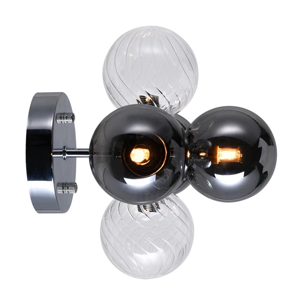 Pallocino 3 Light Sconce With Chrome Finish. Picture 1