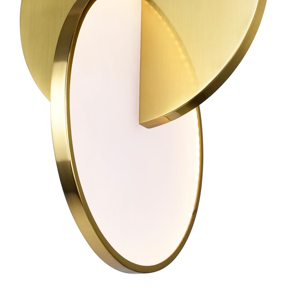 Tranche LED Mini Pendant With Brushed Brass Finish. Picture 4