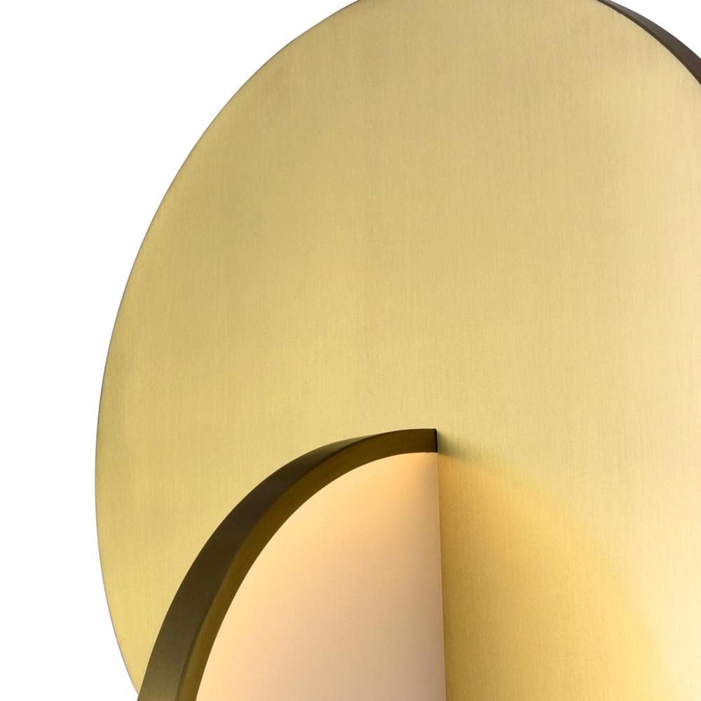 Tranche LED Mini Pendant With Brushed Brass Finish. Picture 5