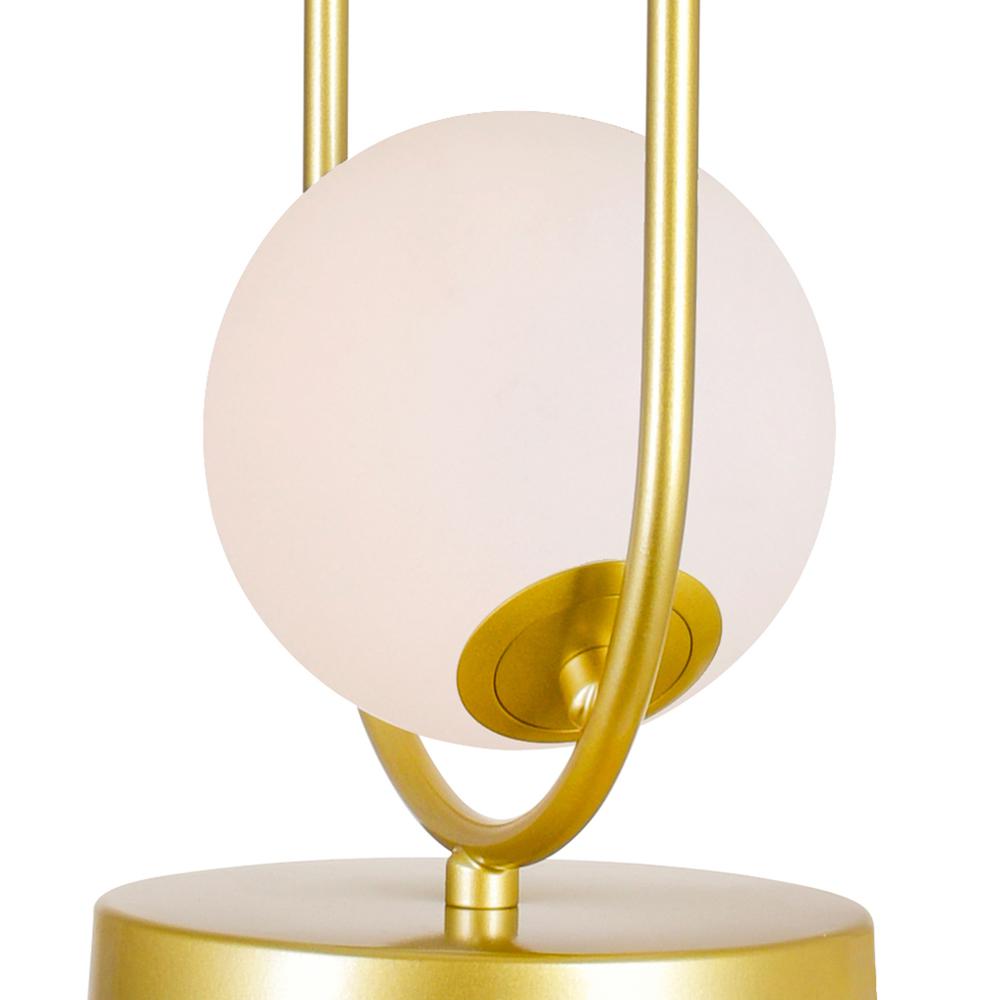 Celeste 2 Light Lamp With Medallion Gold Finish. Picture 3