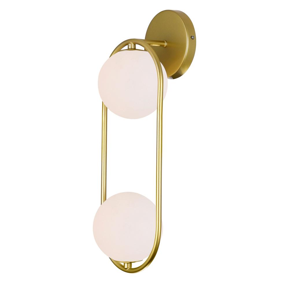 Celeste 2 Light Sconce With Medallion Gold Finish. Picture 3
