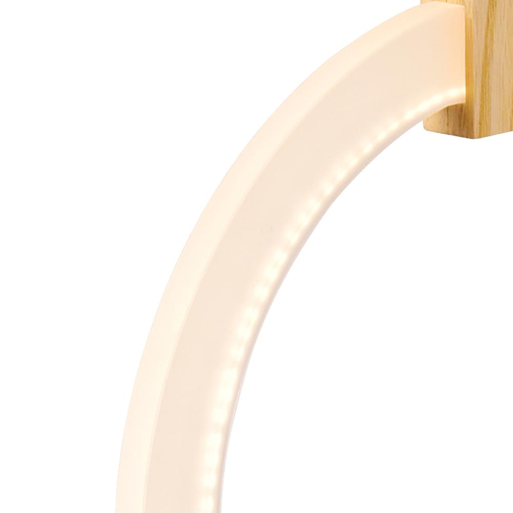 Anello LED Pendant With White Oak Finish. Picture 4