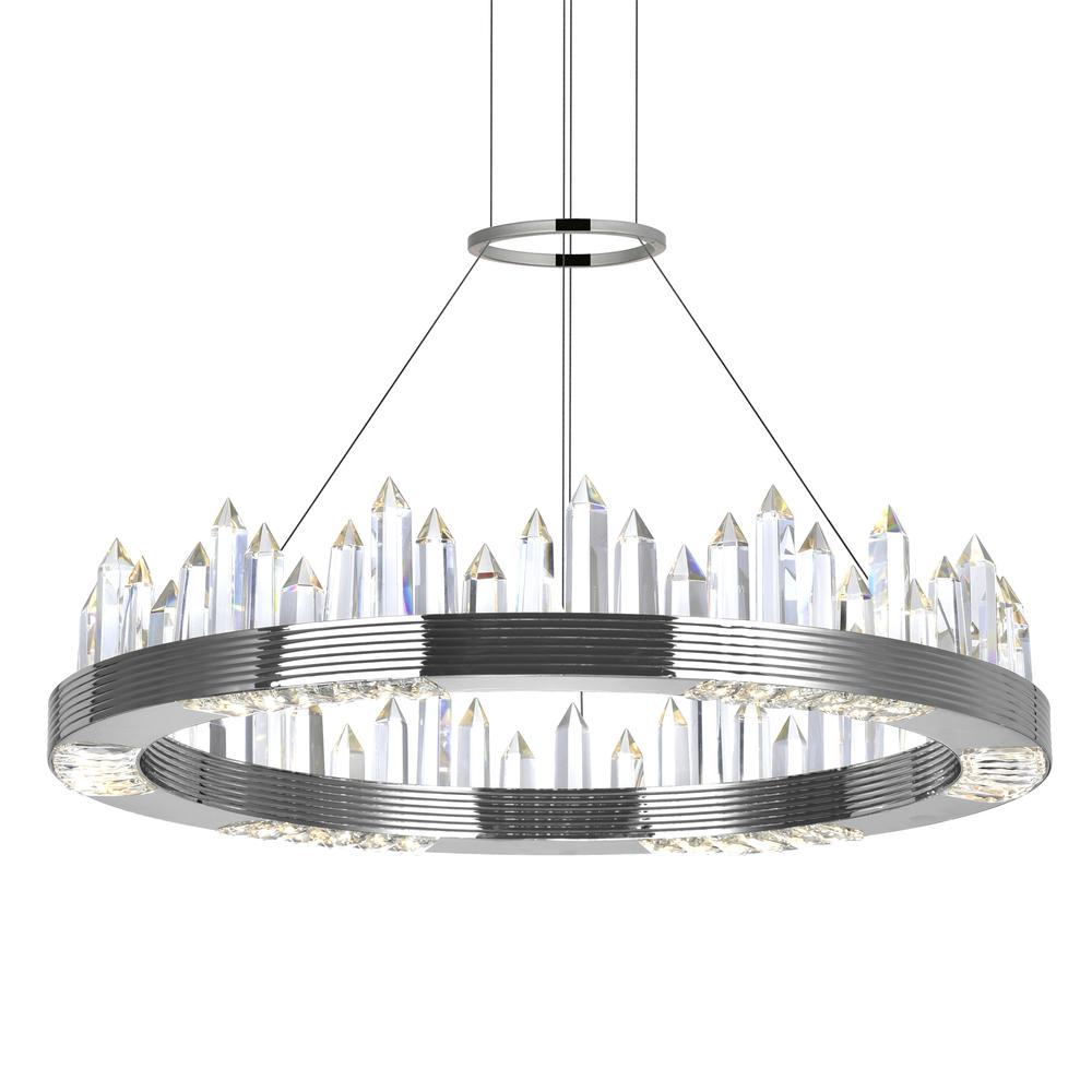 Agassiz LED Chandelier With Polished Nickel Finish. Picture 2