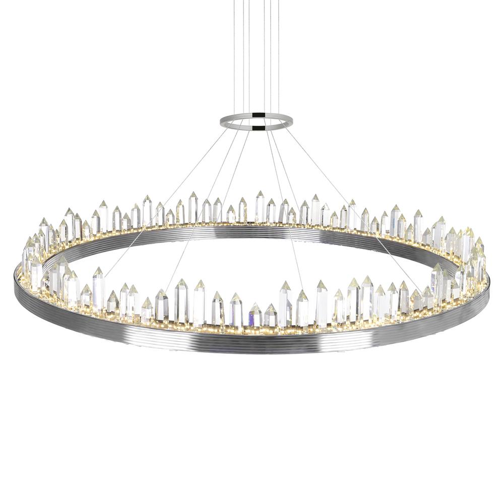 Agassiz LED Chandelier With Polished Nickel Finish. Picture 3