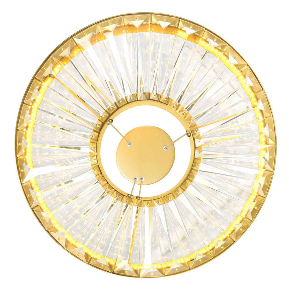 Bjoux LED Chandelier With Sun Gold Finish. Picture 5