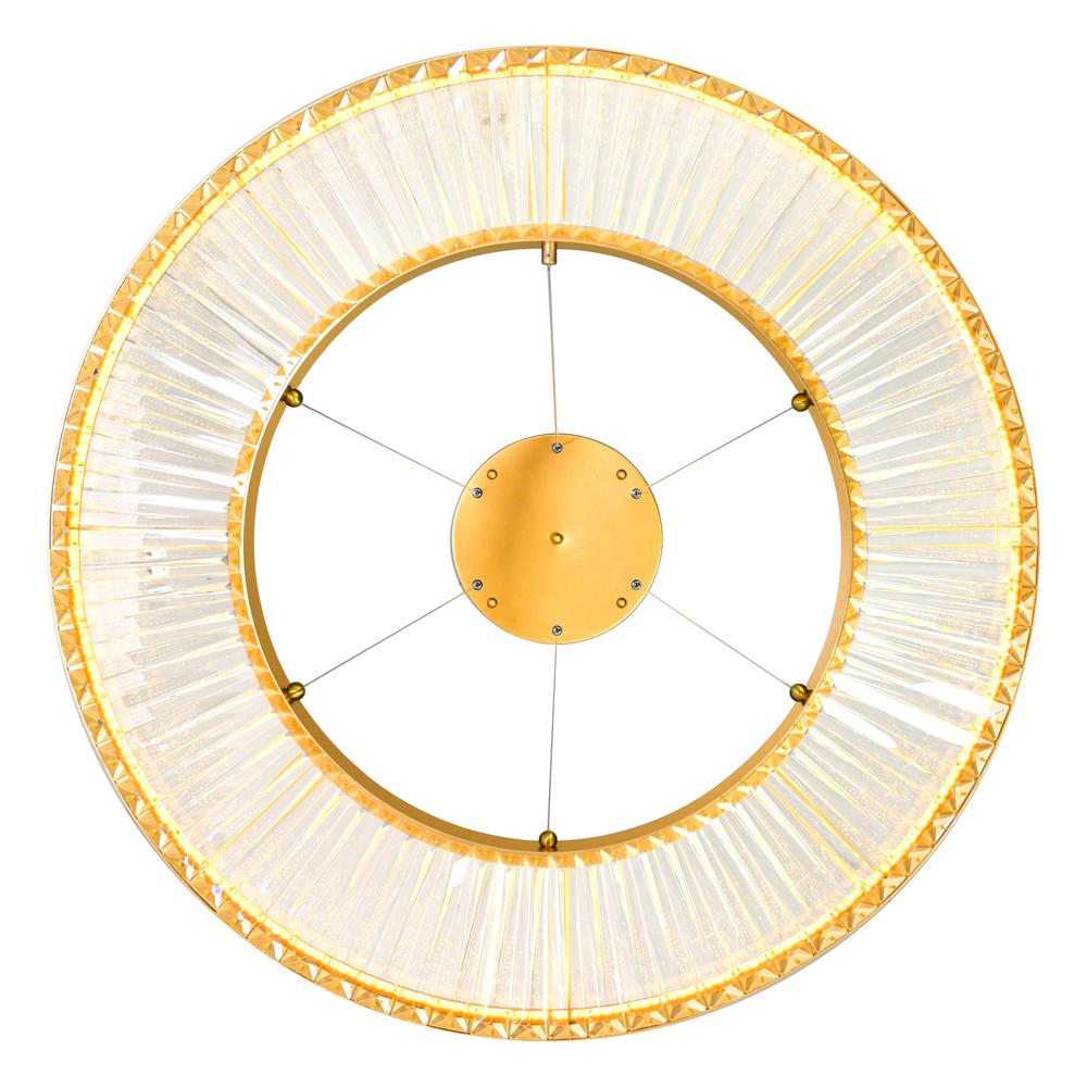 Bjoux LED Chandelier With Sun Gold Finish. Picture 4
