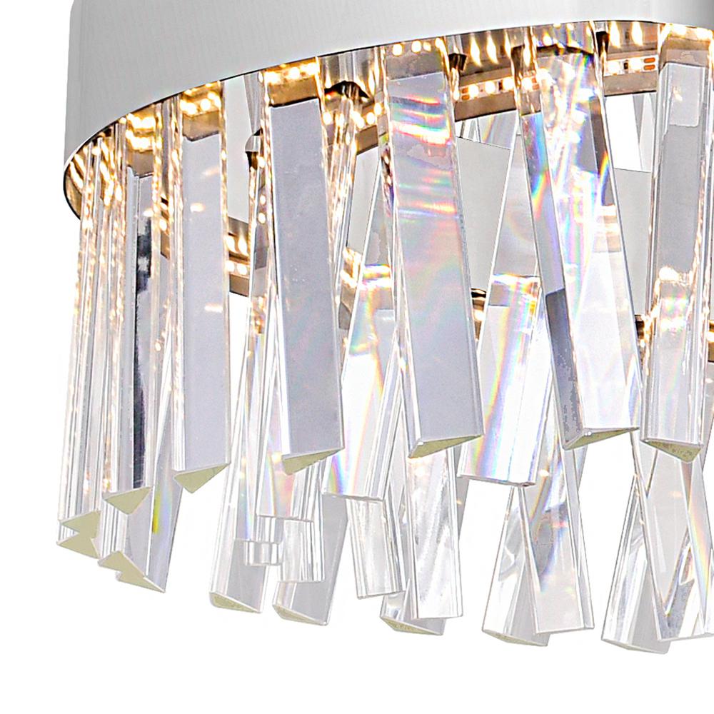 Glace LED Chandelier With Chrome Finish. Picture 2