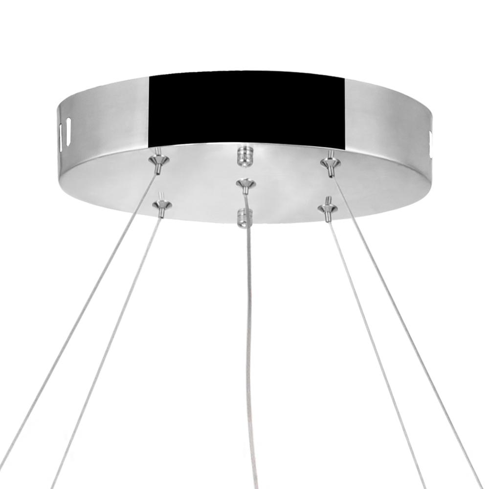 Glace LED Chandelier With Chrome Finish. Picture 5
