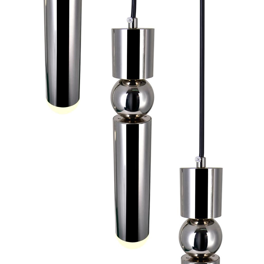 Chime LED Pendant With Polished Nickel Finish. Picture 5