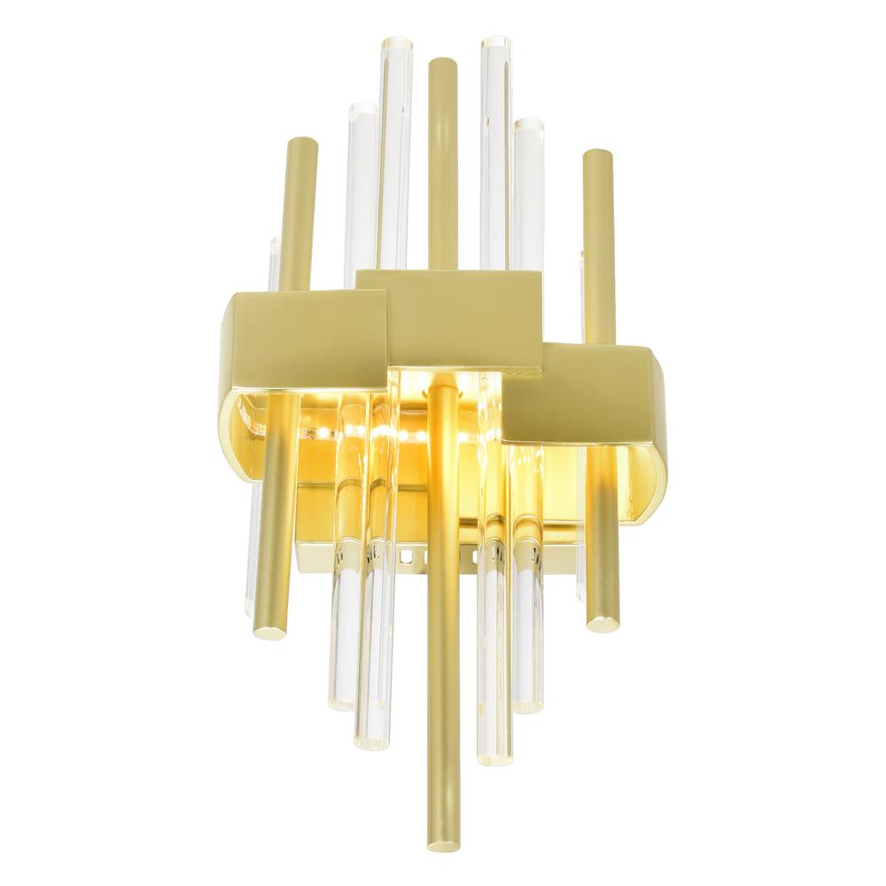 Millipede 7 in LED Satin Gold Wall Sconce. Picture 3