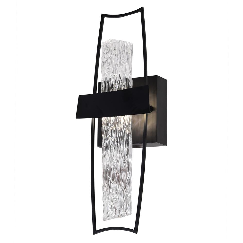 Guadiana 5 in LED Black Wall Sconce. Picture 1