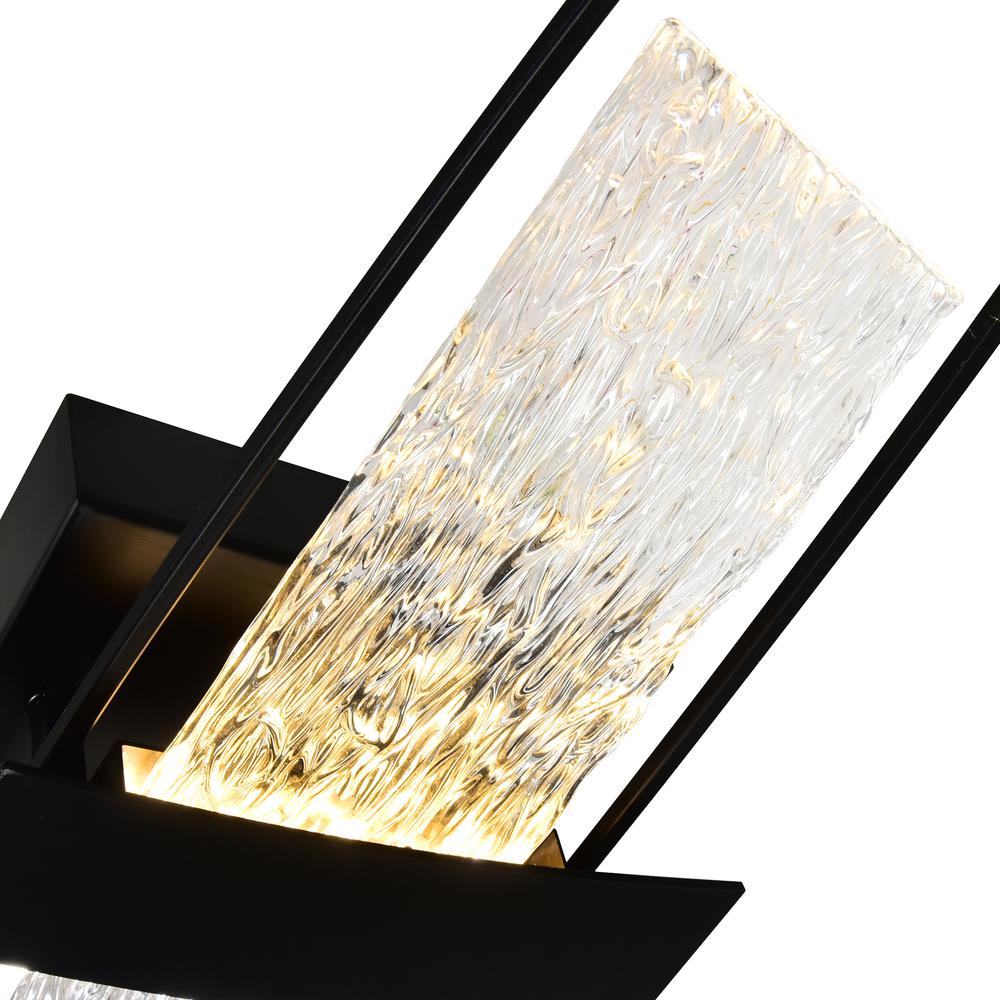 Guadiana Integrated LED Black Wall Light. Picture 5