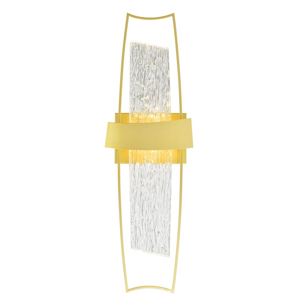 Guadiana Integrated LED Satin Gold Wall Light. Picture 2