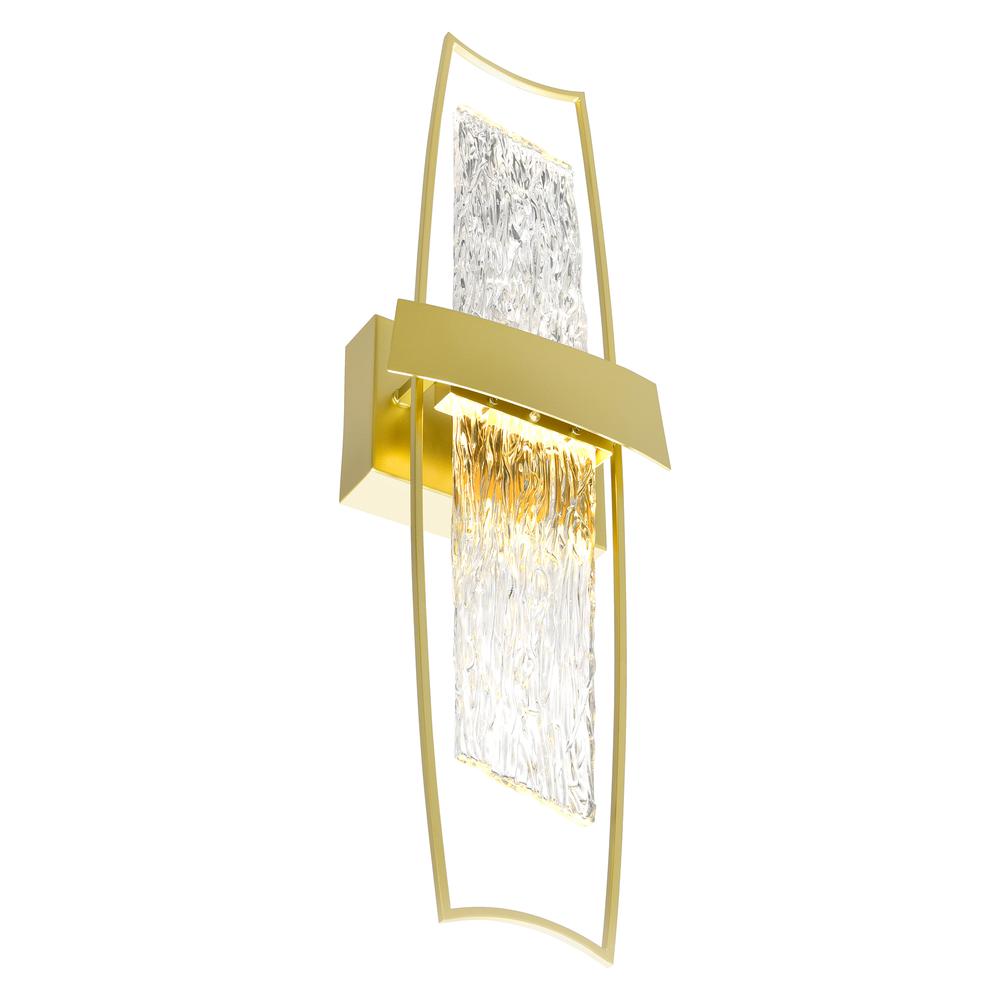 Guadiana Integrated LED Satin Gold Wall Light. Picture 4