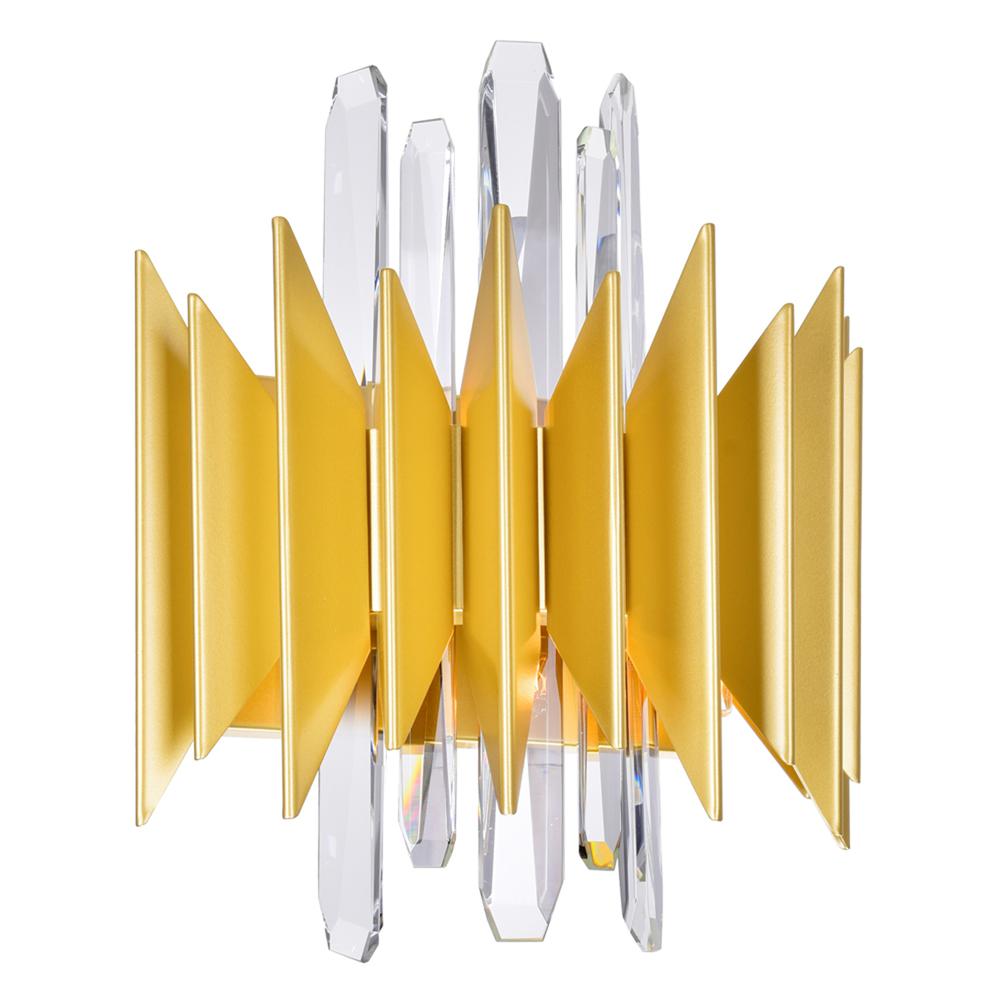 Cityscape 5 Light Wall Sconce With Satin Gold Finish. Picture 2