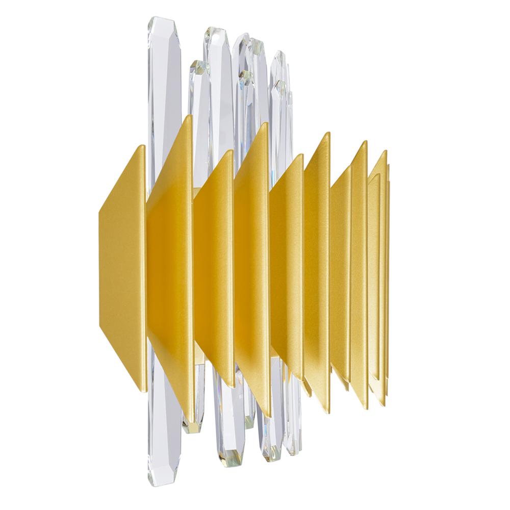 Cityscape 7 Light Wall Sconce With Satin Gold Finish. Picture 5
