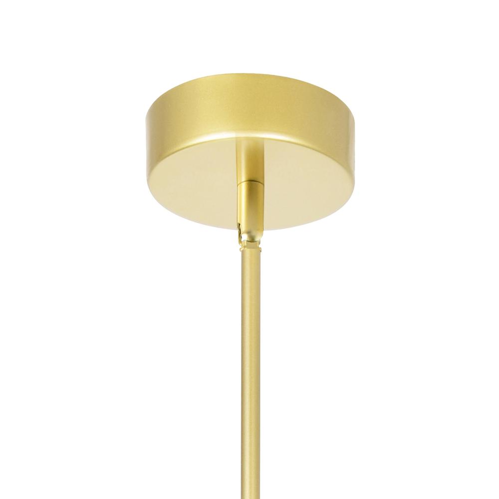 Hoops 1 Light LED Pendant With Satin Gold Finish. Picture 5