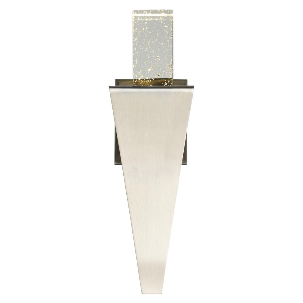 Catania LED Integrated Satin Nickel Wall Light. Picture 4