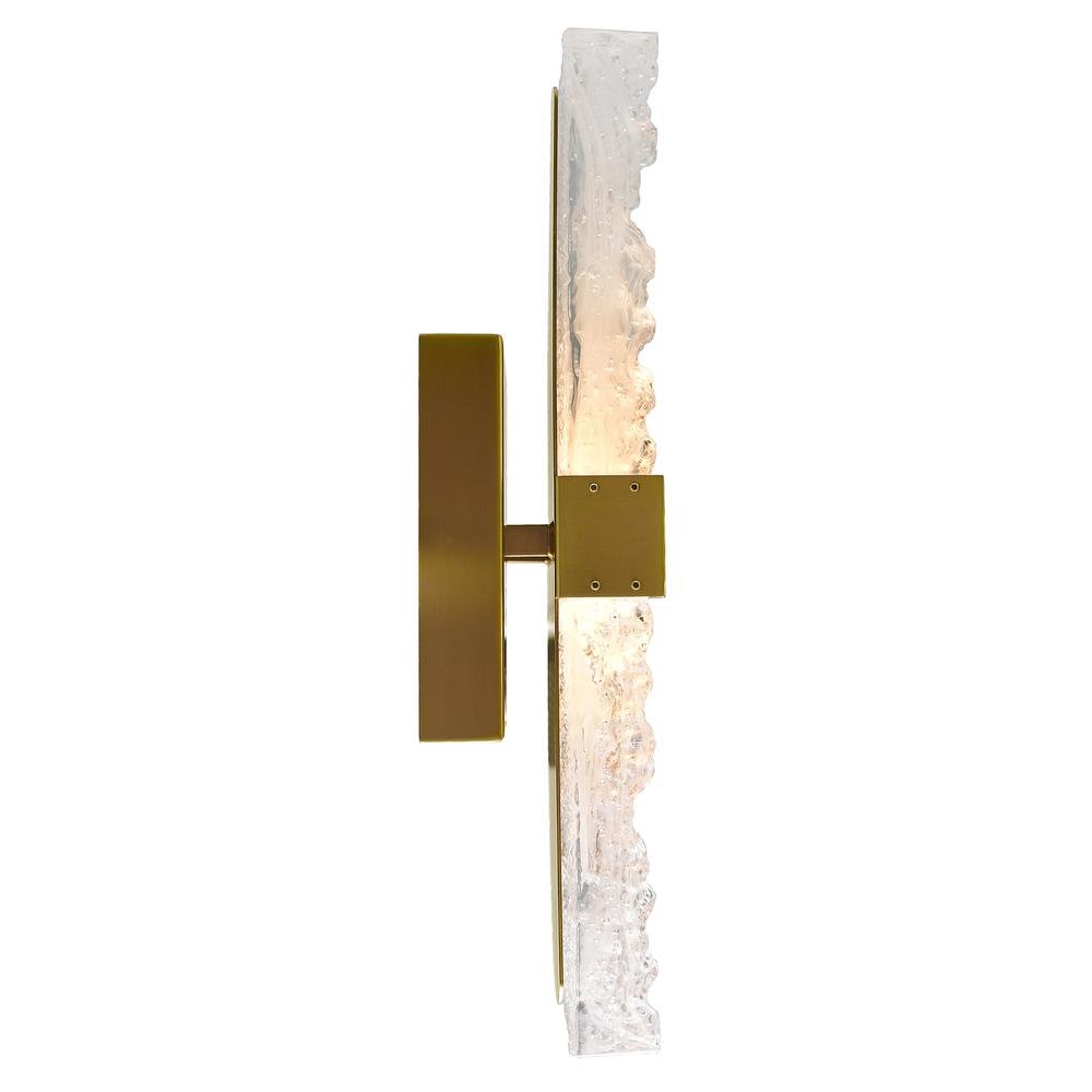 Lava Integrated LED Brass Wall Light. Picture 2