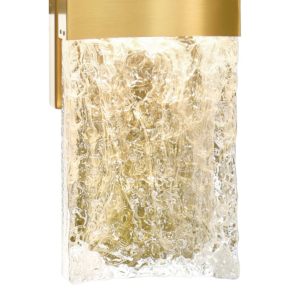 Lava Integrated LED Brass Wall Light. Picture 4