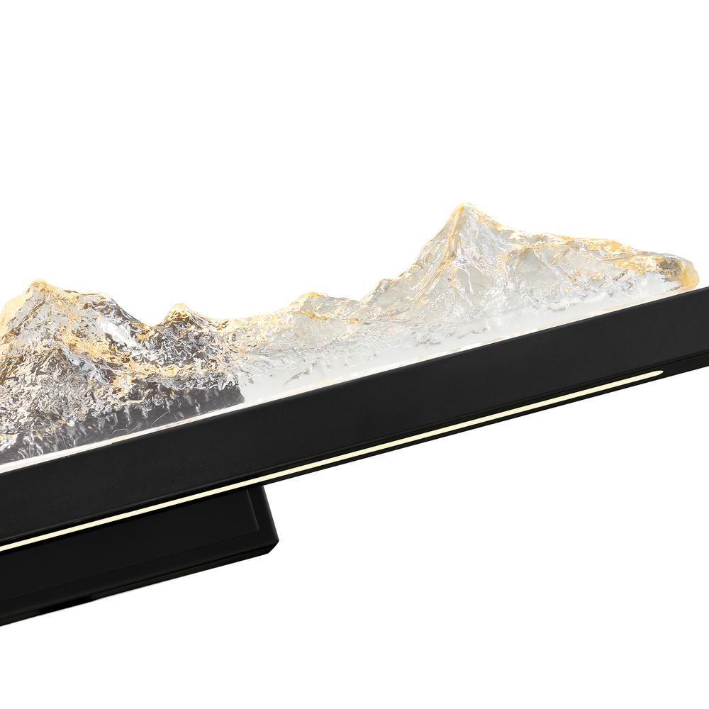 Himalayas Integrated LED Black Vanity Light. Picture 6