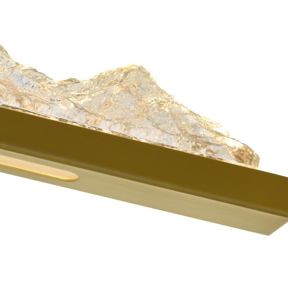 Himalayas Integrated LED Brass Vanity Light. Picture 4