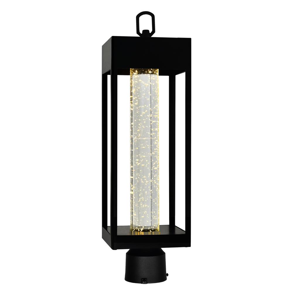 Rochester LED Integrated Black Outdoor Lantern Head. Picture 1