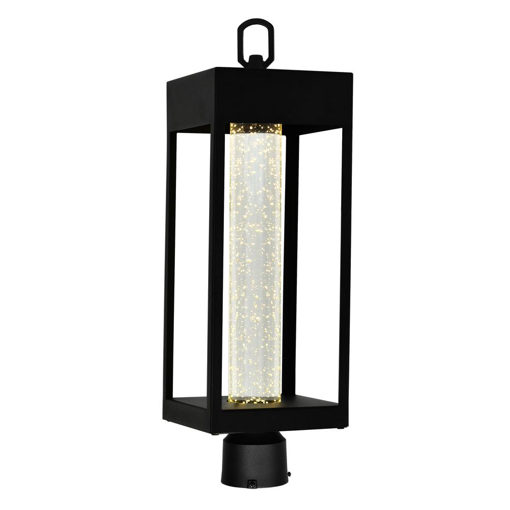 Rochester LED Integrated Black Outdoor Lantern Head. Picture 3