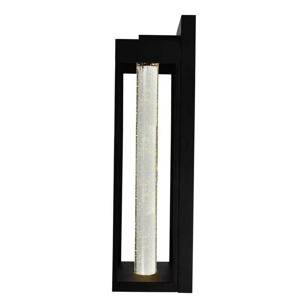 Rochester LED Integrated Black Outdoor Wall Light. Picture 1