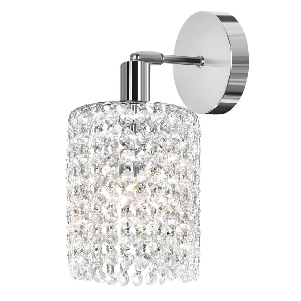 Glitz 1 Light Bathroom Sconce With Chrome Finish. Picture 5