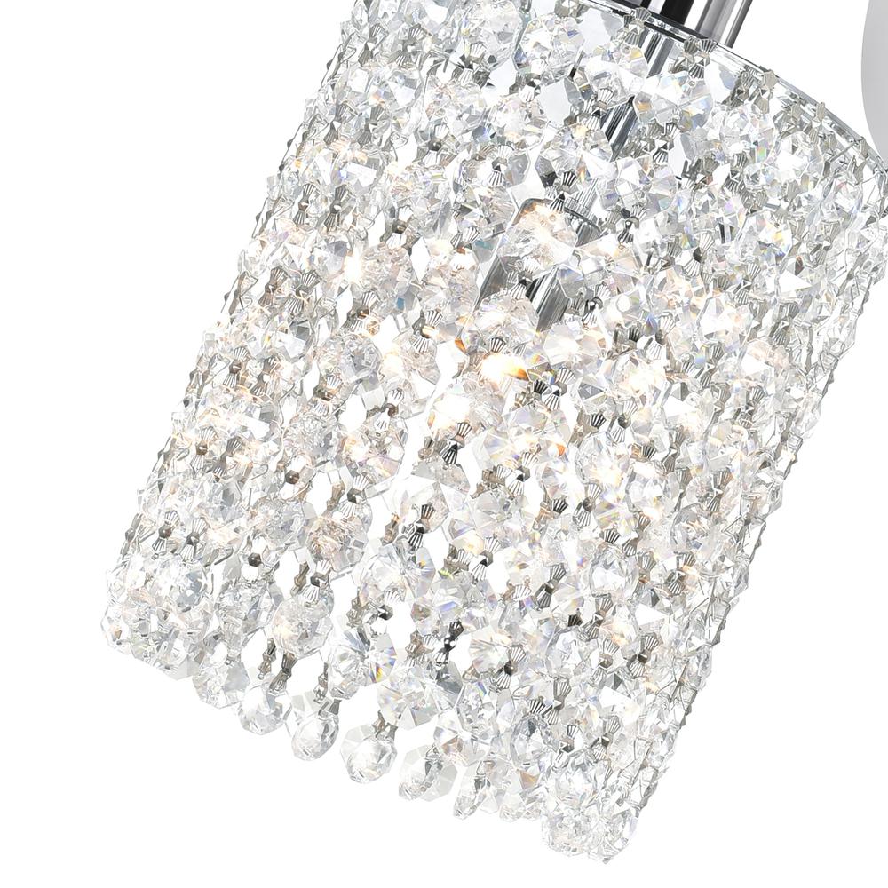 Glitz 1 Light Bathroom Sconce With Chrome Finish. Picture 2