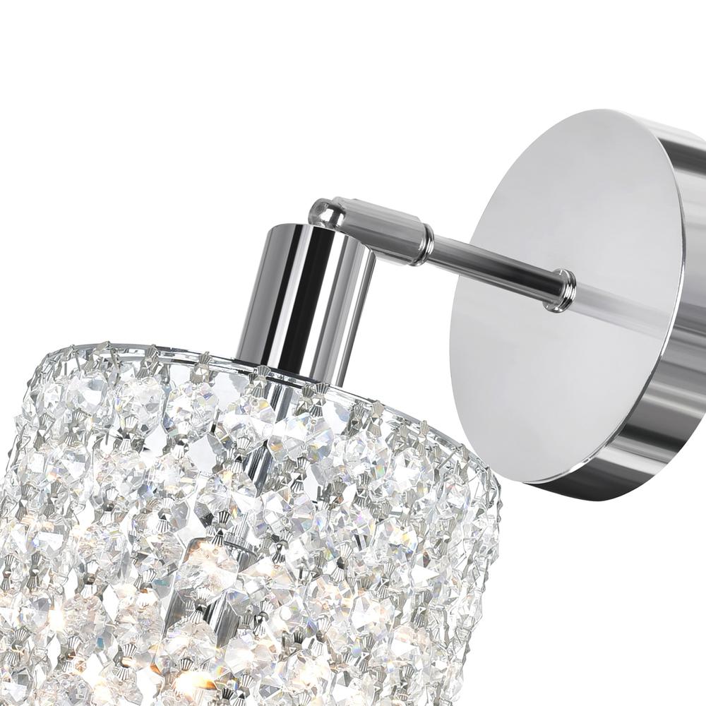 Glitz 1 Light Bathroom Sconce With Chrome Finish. Picture 3