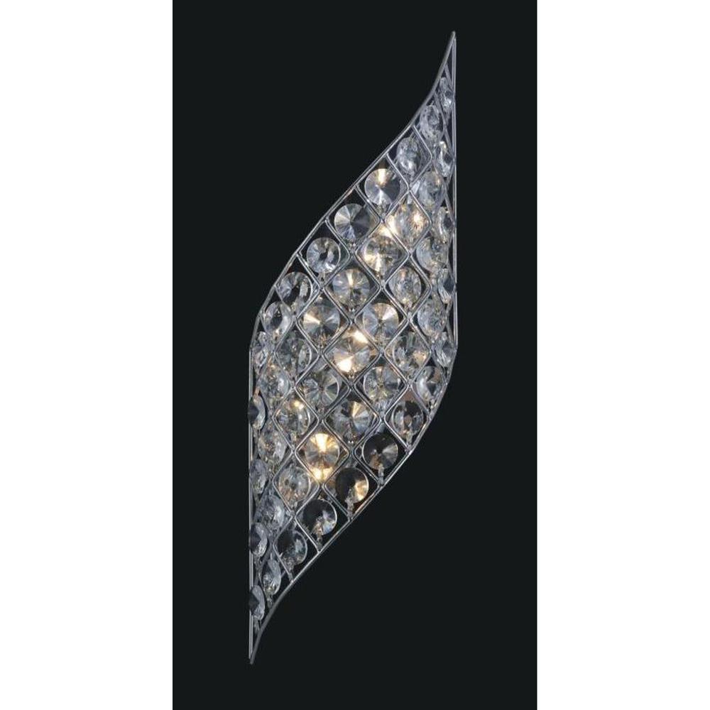 Chique 4 Light Wall Sconce With Chrome Finish. Picture 3
