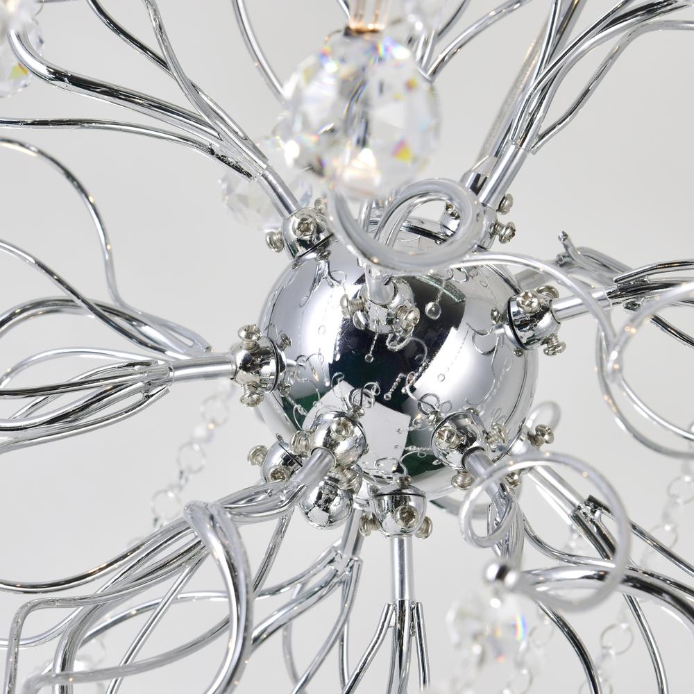 Cherry Blossom 15 Light Chandelier With Chrome Finish. Picture 6