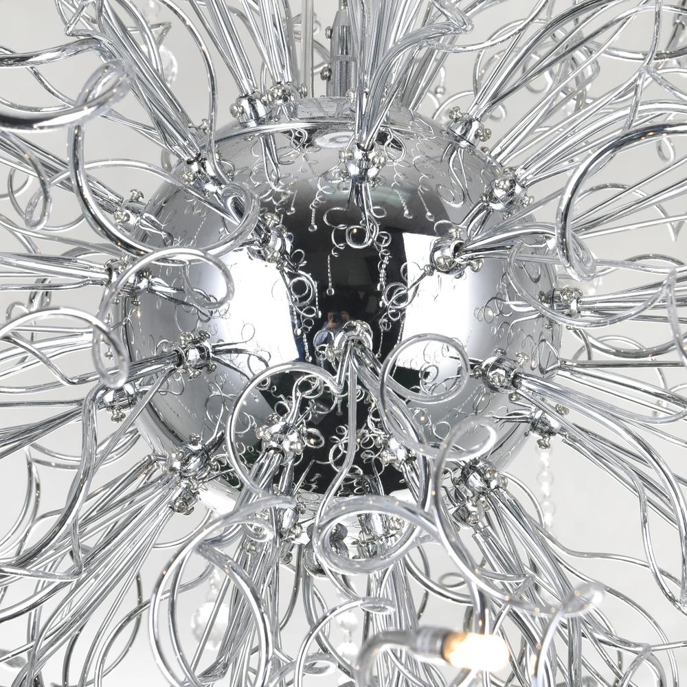 Cherry Blossom 48 Light Chandelier With Chrome Finish. Picture 6