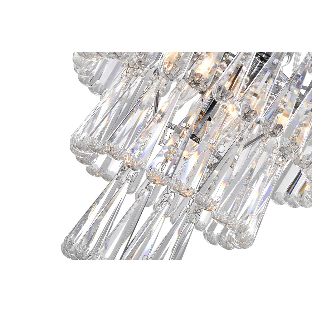 Vast 6 Light Chandelier With Chrome Finish. Picture 3