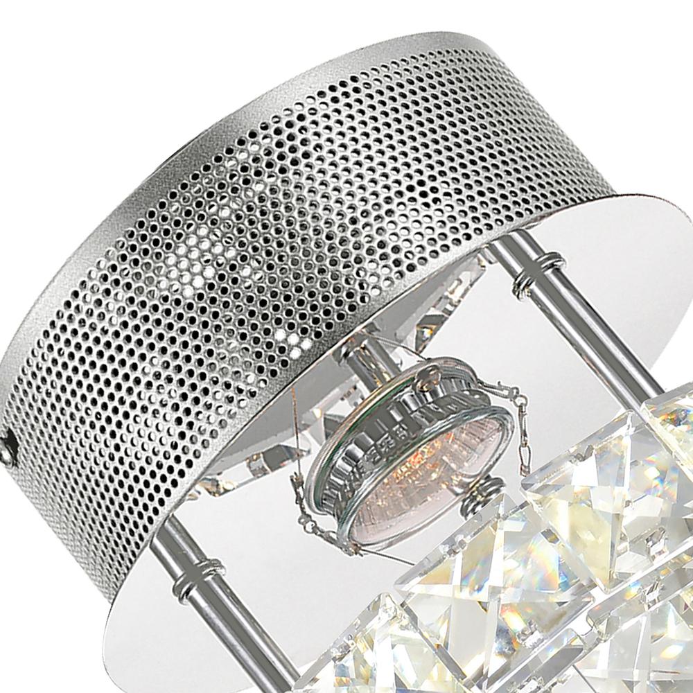 Ring LED Flush Mount With Chrome Finish. Picture 4