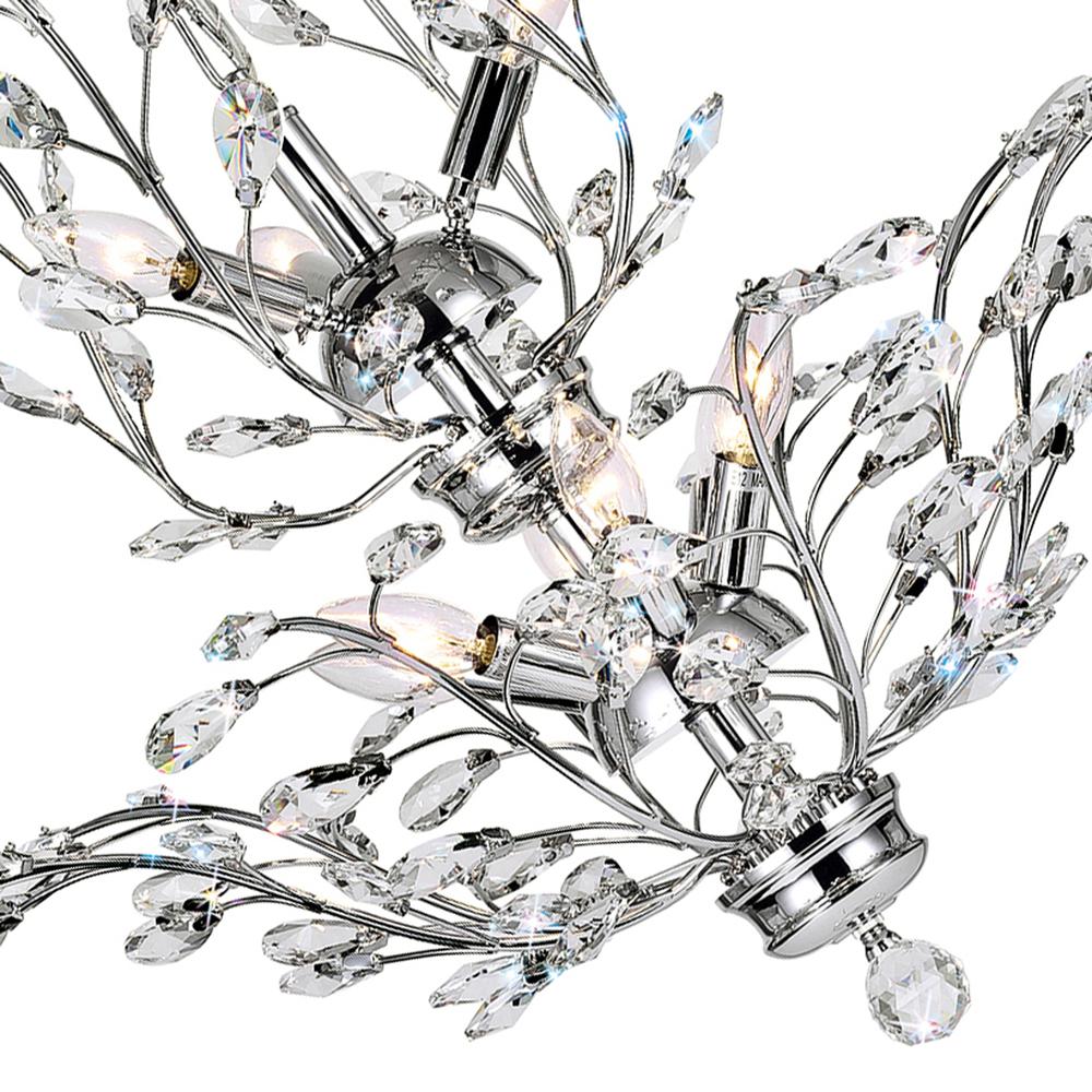 Ivy 9 Light Chandelier With Chrome Finish. Picture 2