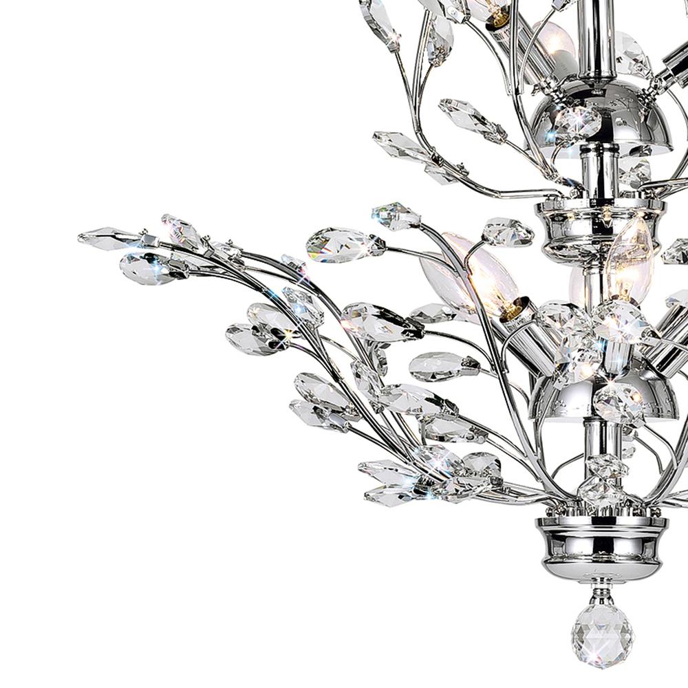 Ivy 9 Light Chandelier With Chrome Finish. Picture 4
