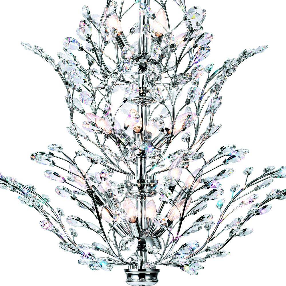 Ivy 18 Light Chandelier With Chrome Finish. Picture 4