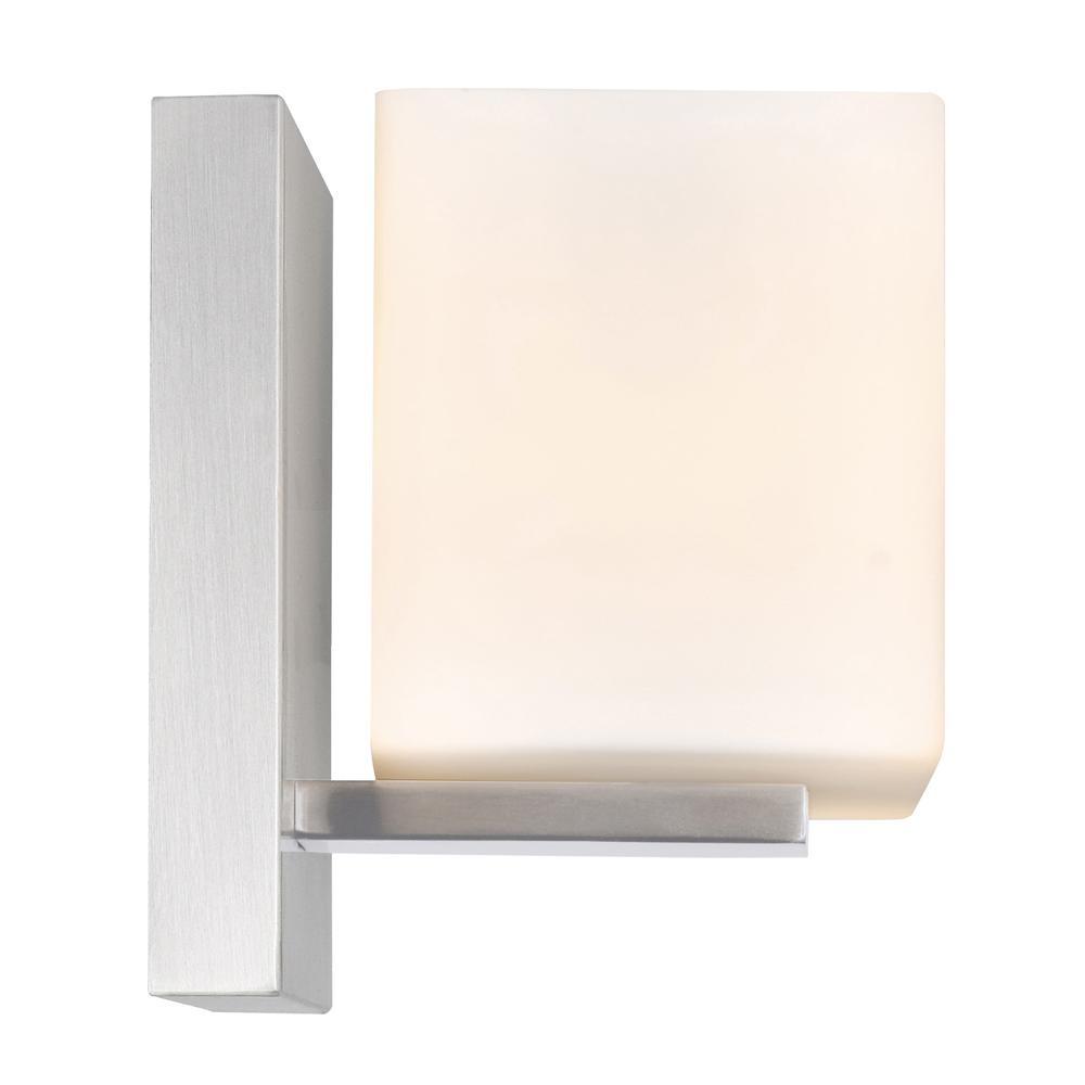 Cristini 4 Light Bathroom Sconce With Satin Nickel Finish. Picture 3