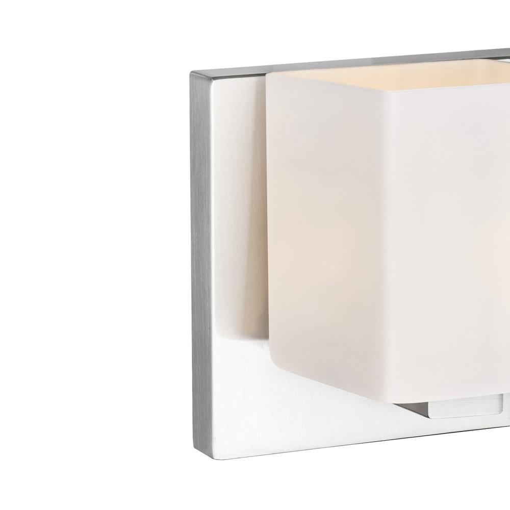 Cristini 4 Light Bathroom Sconce With Satin Nickel Finish. Picture 5
