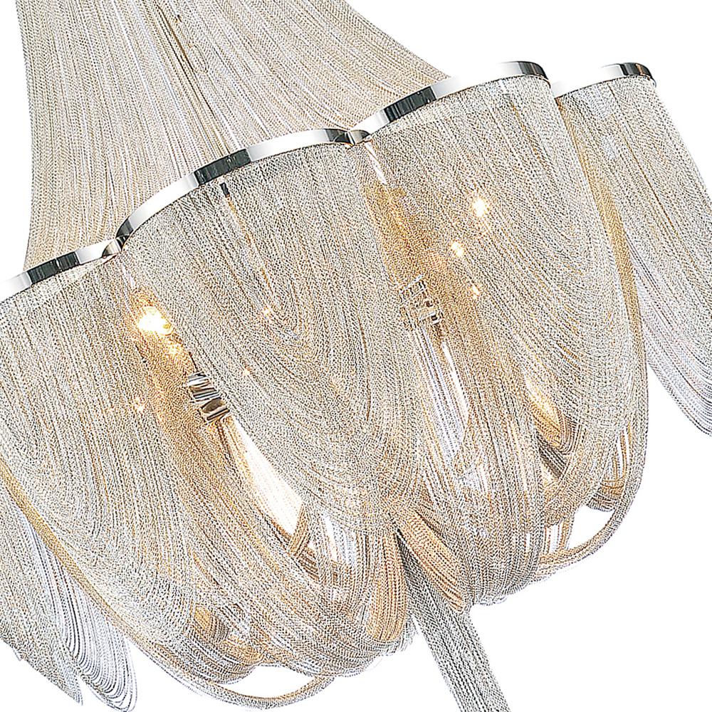 Taylor 18 Light Down Chandelier With Chrome Finish. Picture 5